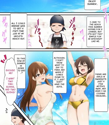 Umi no Ie de Baito shitetara Kuro Gyaru Doukyuusei ni Gyaku Nan sarete Asedaku Doutei Sotsugyou shita Natsu no Hi | Was working at a Beach when Two Tanned Gals Seduced Me & Popped My Cherry on a Sweaty Summer Day comic porn sex 2