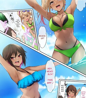 Umi no Ie de Baito shitetara Kuro Gyaru Doukyuusei ni Gyaku Nan sarete Asedaku Doutei Sotsugyou shita Natsu no Hi | Was working at a Beach when Two Tanned Gals Seduced Me & Popped My Cherry on a Sweaty Summer Day comic porn sex 6