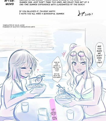 Umi no Ie de Baito shitetara Kuro Gyaru Doukyuusei ni Gyaku Nan sarete Asedaku Doutei Sotsugyou shita Natsu no Hi | Was working at a Beach when Two Tanned Gals Seduced Me & Popped My Cherry on a Sweaty Summer Day comic porn sex 32