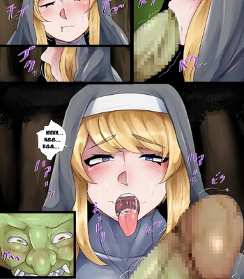 Bakunyuu Sister x Kyokon Goblin | Big breasts sister X big dick goblin. comic porn sex 44