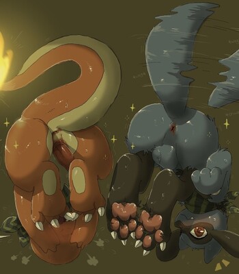 Riolu and Charmander comic porn sex 7