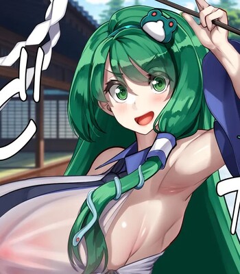 Touhou Youyoumu ~Ihen Kaiketsu wa… Haramu koto!?~ | Sanae Solves the Incident… by Getting Pregnant!? (Touhou Project) comic porn sex 10