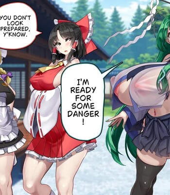 Touhou Youyoumu ~Ihen Kaiketsu wa… Haramu koto!?~ | Sanae Solves the Incident… by Getting Pregnant!? (Touhou Project) comic porn sex 18
