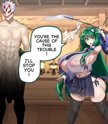 Touhou Youyoumu ~Ihen Kaiketsu wa… Haramu koto!?~ | Sanae Solves the Incident… by Getting Pregnant!? (Touhou Project) comic porn sex 25