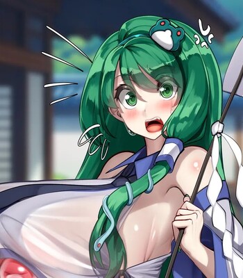 Touhou Youyoumu ~Ihen Kaiketsu wa… Haramu koto!?~ | Sanae Solves the Incident… by Getting Pregnant!? (Touhou Project) comic porn sex 116