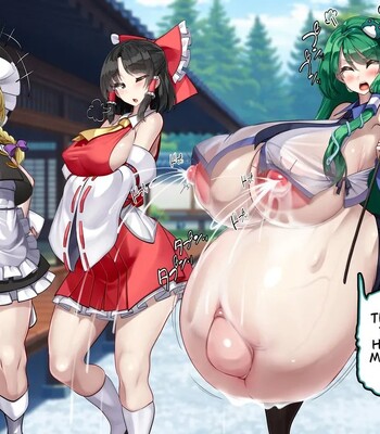 Touhou Youyoumu ~Ihen Kaiketsu wa… Haramu koto!?~ | Sanae Solves the Incident… by Getting Pregnant!? (Touhou Project) comic porn sex 122