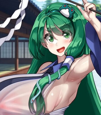 Touhou Youyoumu ~Ihen Kaiketsu wa… Haramu koto!?~ | Sanae Solves the Incident… by Getting Pregnant!? (Touhou Project) comic porn sex 137