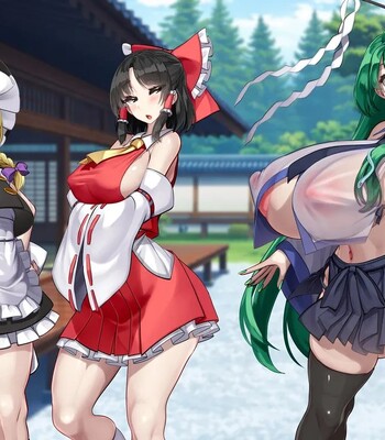 Touhou Youyoumu ~Ihen Kaiketsu wa… Haramu koto!?~ | Sanae Solves the Incident… by Getting Pregnant!? (Touhou Project) comic porn sex 139