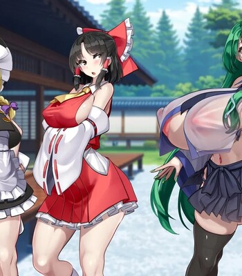 Touhou Youyoumu ~Ihen Kaiketsu wa… Haramu koto!?~ | Sanae Solves the Incident… by Getting Pregnant!? (Touhou Project) comic porn sex 140