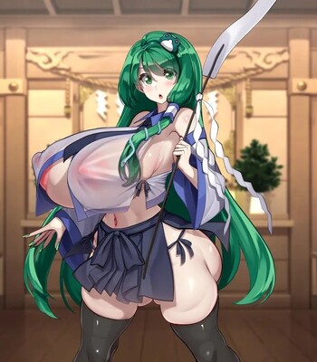 Touhou Youyoumu ~Ihen Kaiketsu wa… Haramu koto!?~ | Sanae Solves the Incident… by Getting Pregnant!? (Touhou Project) comic porn sex 149
